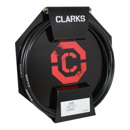 Przewód hamulca hydraulicznego CLARK'S AVID SRAM (Elixir, CR, XX, XO) z końcówkami przód tył 3000mm czarny 