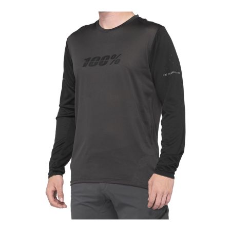 Jersey 100% Ridecamp L black charcoal