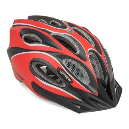  Kask AUTHOR SKIFF czerwono-czarny 58-62 