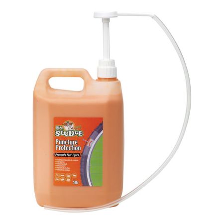 Mleczko do dętek WELDTITE DR SLUDGE PUNCTURE PROTECTION + pompka 5litrów 