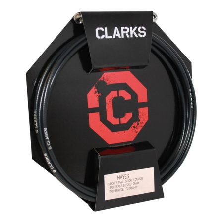 Przewód hamulca hydraulicznego CLARK'S HAYES (Stroker Ryde) z końcówkami przód tył 3000mm czarny 