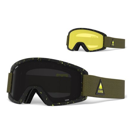 Gogle zimowe GIRO SEMI CITRON ARR MTN (szyba ULTRA BLACK 9% S3 + YELLOW 84% S0) (NEW 2020) 
