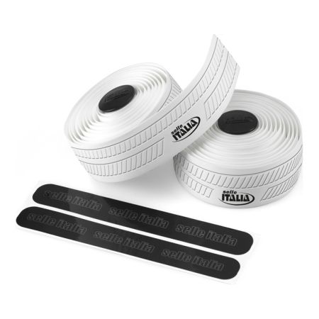 Owijka na kierownicę SELLE ITALIA CONTROLLO gr.2,5mm żelowa biała 