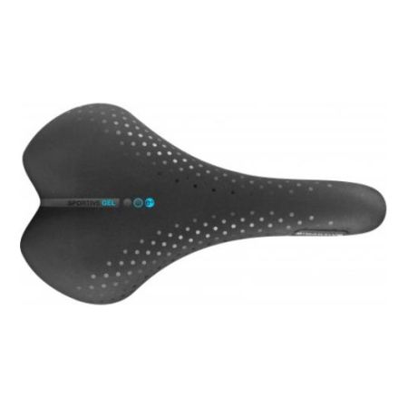 San Marco Siodełko SPORTIVE GEL SMALL 0-30° czarne zamsz 