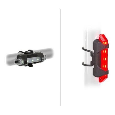 Lampy zestaw AUTHOR STAKE MINI USB (przód+tył) 