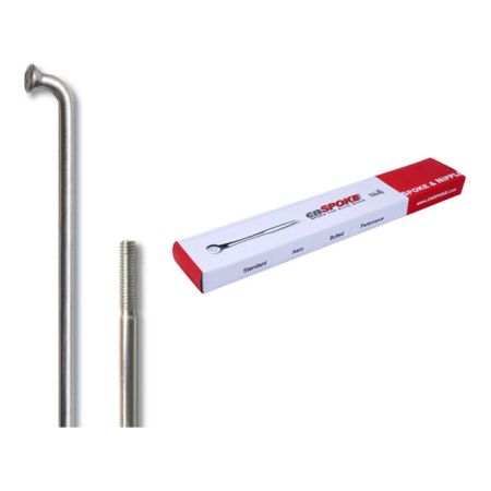 Szprychy CNSPOKE 134T 2.3-2.3-2.0 stal nierdzewna 288mm srebrne + nyple 144szt. 