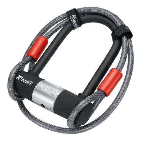 Zapięcie rowerowe MAGNUM 3039 U-LOCK - 14mm 90mm 140mm - 5 x Klucze z kodem + linka 10mm 120cm 