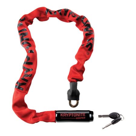 KRYPTONITE ZAPIĘCIE ŁAŃCUCHOWE KRYPTONITE KEEPER 785 INTEGRATED CHAIN RED 0,7CM X 85CM 