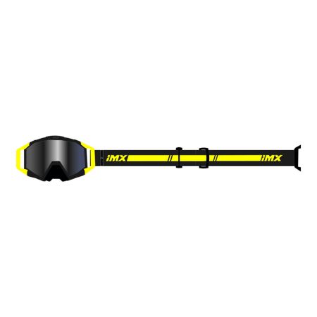 IMX GOGLE IMX SAND GREY MATT/FLUO YELLOW - SZYBA SILVER IRIDIUM + CLEAR (2 SZYBY W ZESTAWIE) 