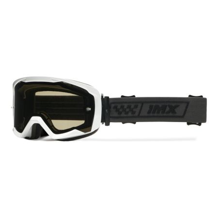 Gogle IMX Endurance Race White Gloss/Black (szyba dark smoke + clear)