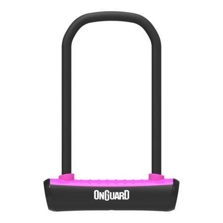 Zapięcie rowerowe ONGUARD NEON 8152PN U-LOCK - 115mm 292mm - uchwyt + 2 x Klucze różowe 