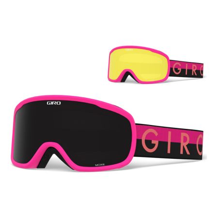 Gogle zimowe GIRO MOXIE PINK THROWBACK (szyba ULTRA BLACK 9% S3 + YELLOW 84% S0) 