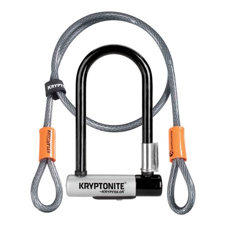 KRYPTONITE ZAPIĘCIE U-LOCK KRYPTONITE KRYPTOLOK MINI-7 (LINKA W ZESTAWIE) 8,2CM X 17,8CM 