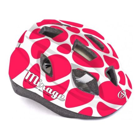  Kask AUTHOR MIRAGE czerwono-biały 52-56 