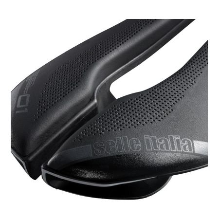 Siodło SELLE ITALIA SP-01 BOOST KIT CARBONIO SUPERFLOW S (id match - S3) carbon/keramic 7x9, fibra-tek, 163g czarne (NEW) 