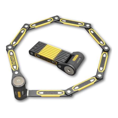 Zapięcie rowerowe ONGUARD Heavy Duty Link Plate Lock K9 SKŁADANE 8113 - 79cm - 5 x Klucze z kodem 