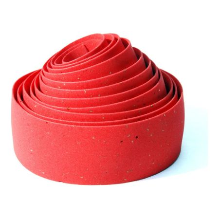 Owijka na kierownicę BIKE RIBBON CORK GEL gr.2,5mm czerwona (NEW) 