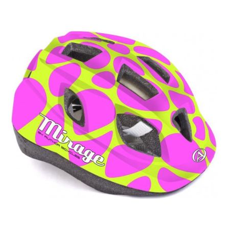  Kask AUTHOR MIRAGE różowo-żółty 48-54 