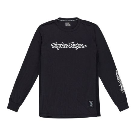 Koszulka TLD Skyline LS Ride Tee Signature Black