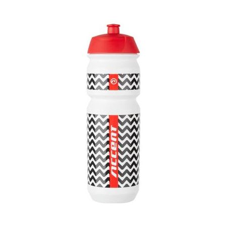 Accent Bidon ZigZac biało-czerwony 750 ml 