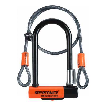 KRYPTONITE ZAPIĘCIE U-LOCK KRYPTONITE EVOLUTION MINI-7 (LINKA W ZESTAWIE) 8,3CM X 17,8CM 