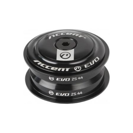 Accent Stery pół-zintegrowane HSI-EVO 1-1/8" ZS44/ZS44, czarne, łożyska maszynowe 