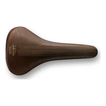 Siodło SELLA ITALIA TURBO BULLITT Fec Alloy 7, skórzane brązowe 358g 