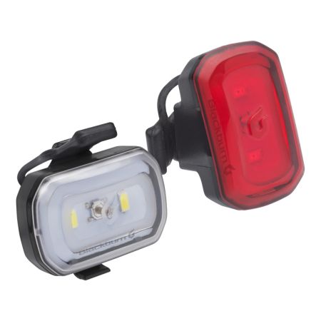 Zestaw lampki BLACKBURN CLICK USB przód 60 lumenów, CLICK USB tył 20 lumenów czarne (NEW) 
