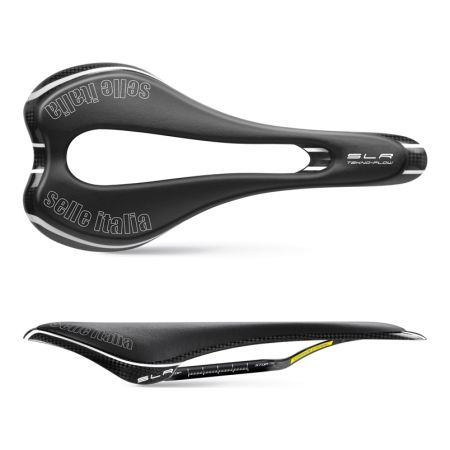 Siodło SELLE ITALIA SLR TEKNO FLOW S (id match - S3) carbon/keramic 7x9, carbon/fibra-tek, 110g carbon (NEW) 