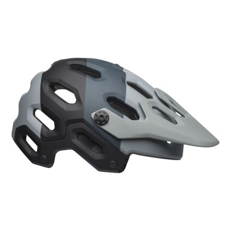 BELL SUPER 3 downdraft matte gray gunmetal kask-L