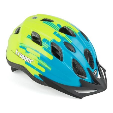  Kask AUTHOR TRIGGER niebiesko-żółty 52-56 