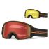 Gogle zimowe GIRO SEMI GP BLACK ORANGE (Szyba lustrzana kolorowa AMBER SCARLET 40% S2 + Szyba kolorowa YELLOW 84% S0) (NEW 2020) 