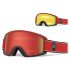 Gogle zimowe GIRO SEMI RED ELEMENT (Szyba lustrzana kolorowa AMBER SCARLET 40% S2 + Szyba kolorowa YELLOW 84% S0) (NEW) 