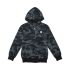 Fox Bluza Z Kapturem Na Zamek Junior  Head Black Camo Ys