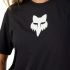Fox T-shirt Damski  Head Black Xs