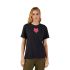Fox T-shirt Damski  Head Black Pink Xs