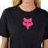 Fox T-shirt Damski  Head Black Pink Xs