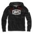 Bluza męska 100% SYNDICATE Hooded Zip Sweatshirt Black Heather White roz. L (NEW) 