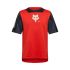 Fox Koszulka Rowerowa Junior  Defend Elevated Fluo Red Ym