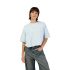 Fox T-shirt Damski  Wordmark Os Crop Pale Blue M