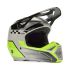 Fox Kask Motocyklowy  V1 Collect Grey Yellow S