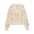 Fox Bluza Damska  Circa 74 Oversized Fleece Crew Off White Xs