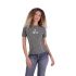 Fox T-shirt Damski  Moto-x Fitted Heather Graphite Xs