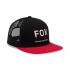 Fox Czapka Z Daszkiem  Image Print Trucker Black Os