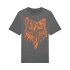 Fox T-shirt Junior  Image Print Head Heather Dark Grey Ys