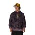 Fox Bluza Z Kapturem  Image Print Oversized Fleece Po Plum Perfect M
