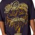 Fox T-shirt  Image Print Plum Oversized Perfect L