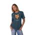 Fox T-shirt Damski  Image Print Deep Cobalt S