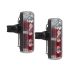 Zestaw Lampki BLACKBURN 2'FER XL USB przód 200 lumenów tył 40 lumenów czarna 2szt (NEW) 