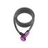 Zapięcie rowerowe ONGUARD NEON 8163PN Linka - 12mm 120cm - 2 x Klucze z kodem różowe 